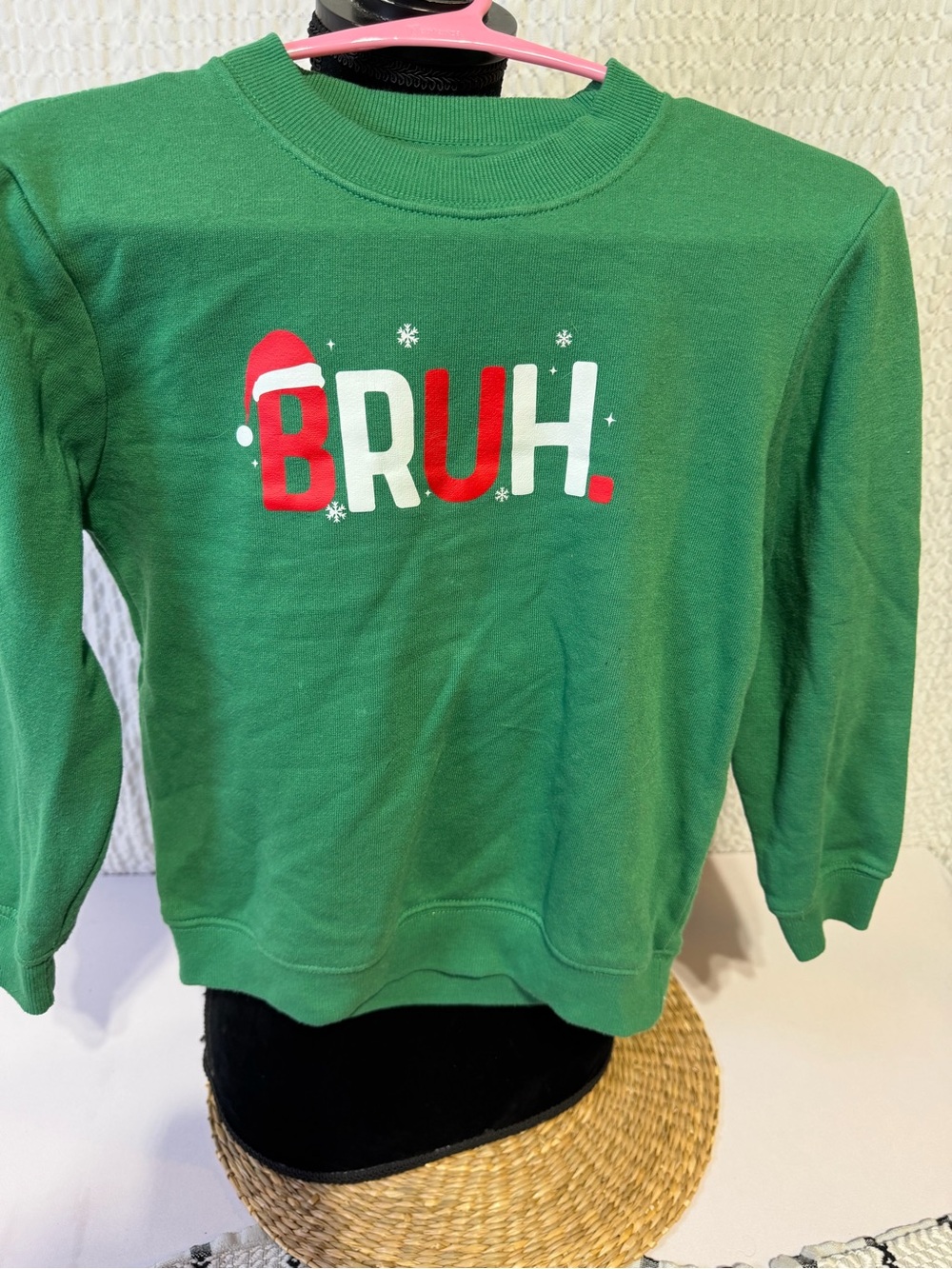 Green Holiday 'BRUH' Kids Sweatshirt